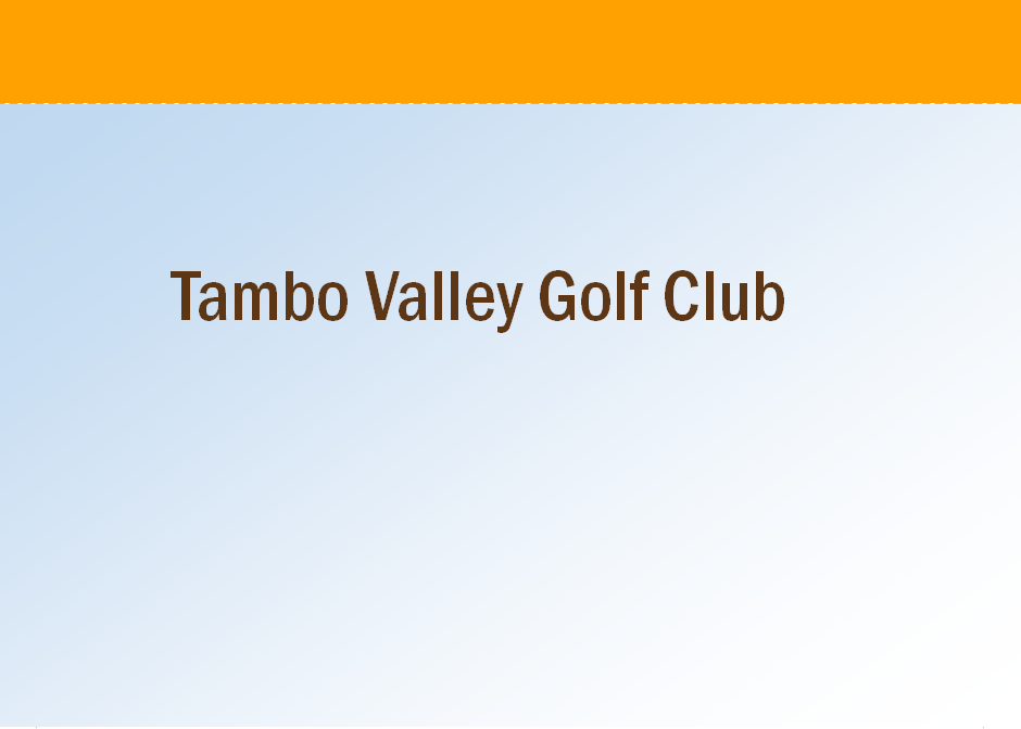 Tambo Valley Golf Club